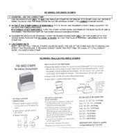 CLICK here for Re-Inking Instructions on PRE-INKED Stamps