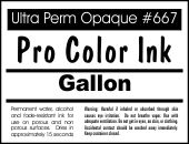 Permanent Fast Drying Ink 128oz. Bottle 