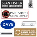 CUSTOM NAME BADGES