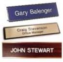 SIGNS, NAMEPLATES &amp; NAMEBADGES