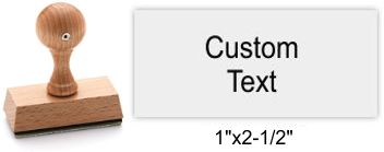 3065 Wood Address Stamp