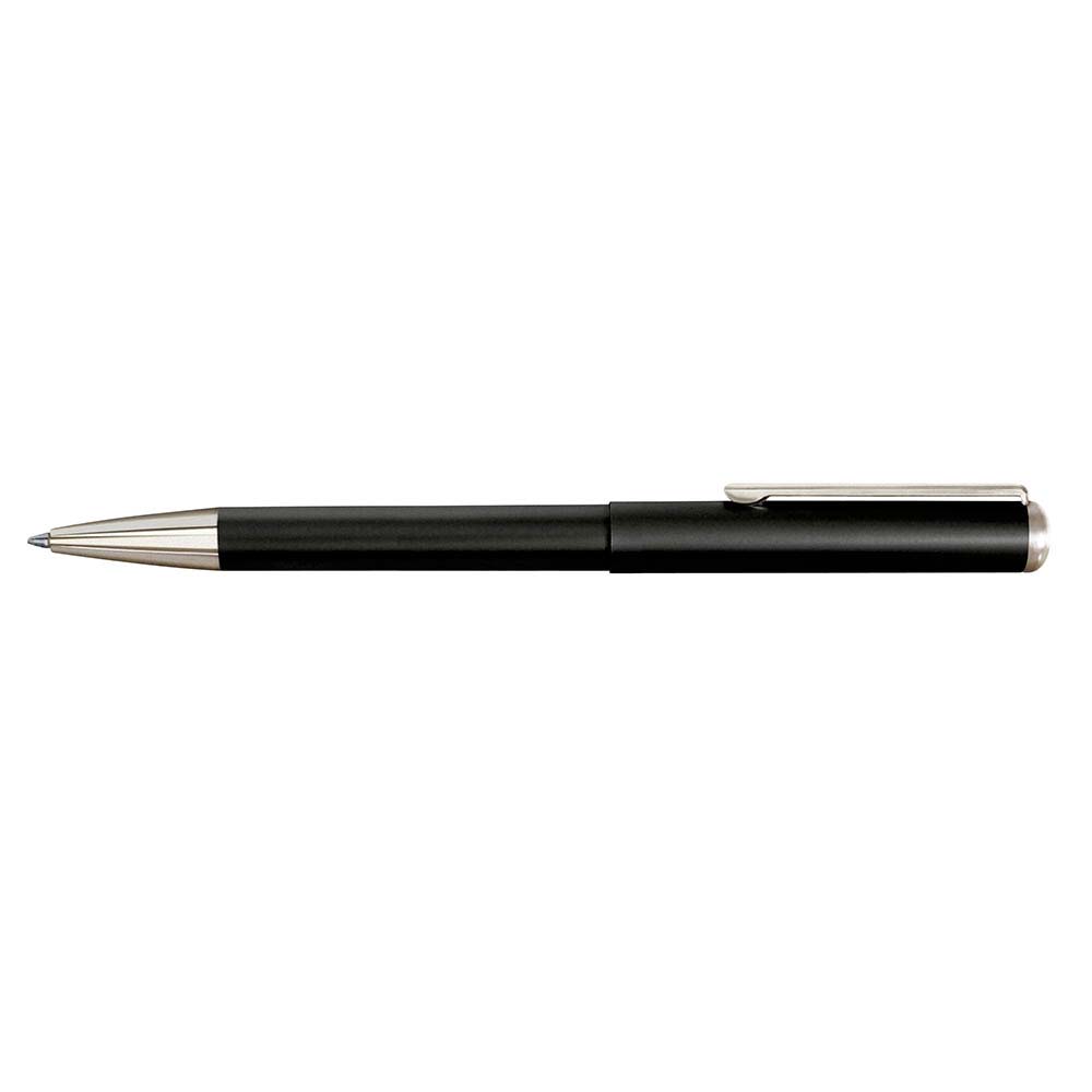 Heri 3102 Black Stamp Pen with Silver Trim