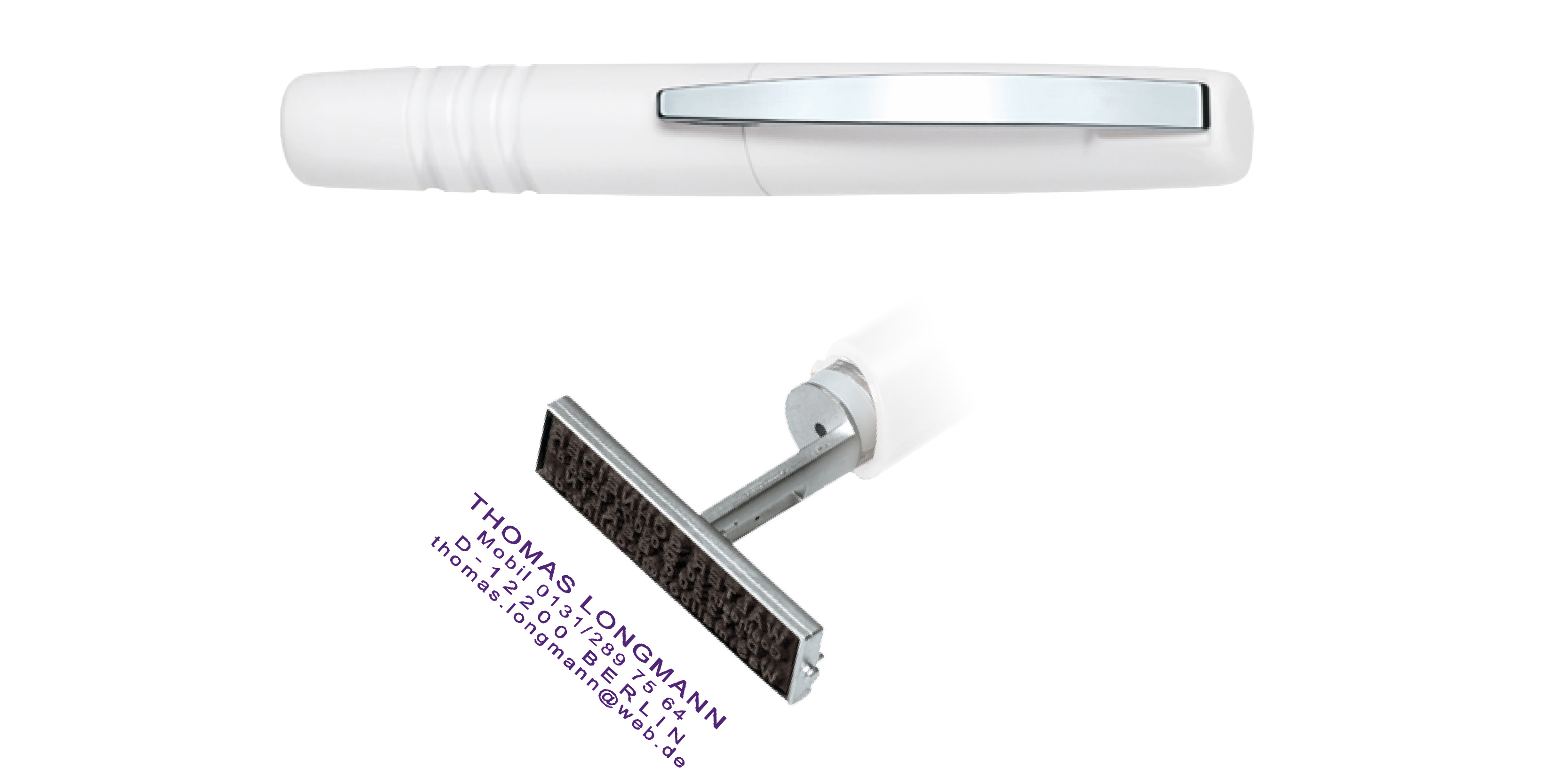 Heri 2614 Travel Stamp White