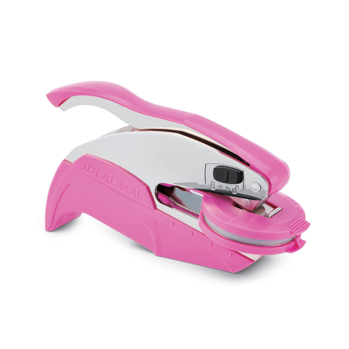 Embossing Seal 1-5/8&quot; Dia. - Pink Body