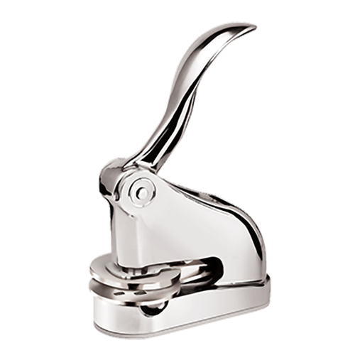 Chrome Gift Embosser - 2&quot; Diameter