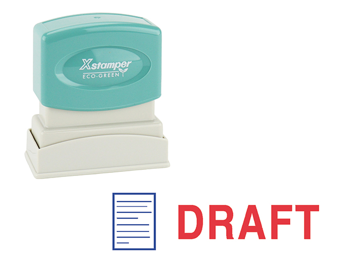 Xstamper 2031 DRAFT Stock Stamp