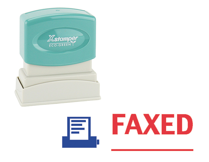 Xstamper 2023 FAXED Stock Stamp