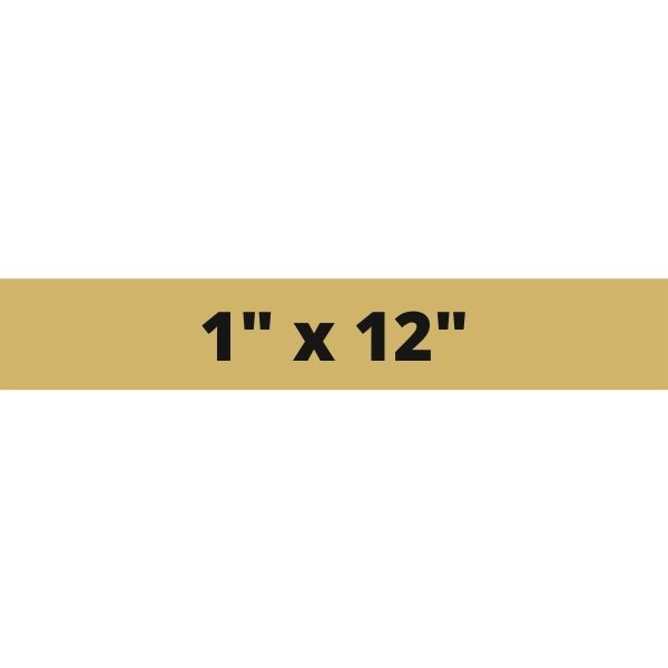 1&quot; x 12&quot; Custom Name Plate