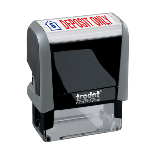 4912 Two Color Stock Stamp - FOR DEPOSIT ONLY
