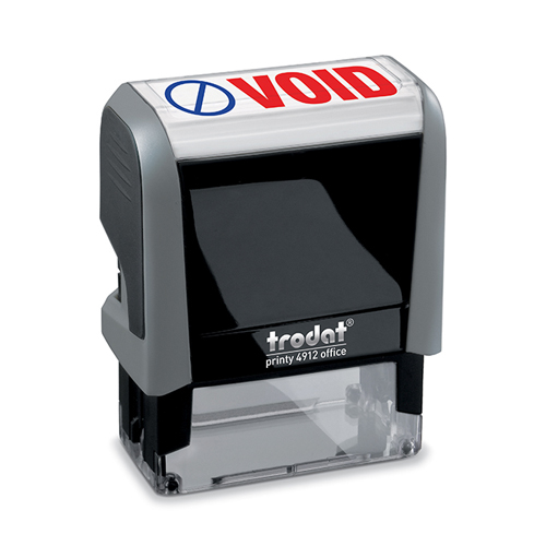 4912 Two Color Stock Stamp - VOID