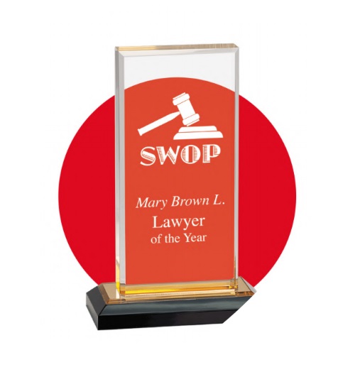 Gold Beveled Impress Acrylic