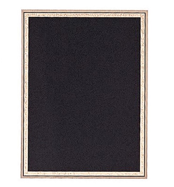 Black/Gold Brass Plated Steel Florentine Plaque Plate