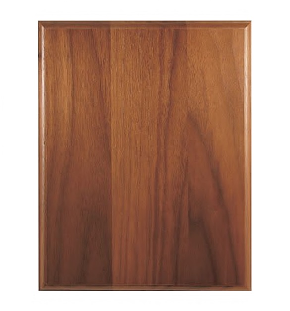 Step-Edge Genuine Walnut Plaque