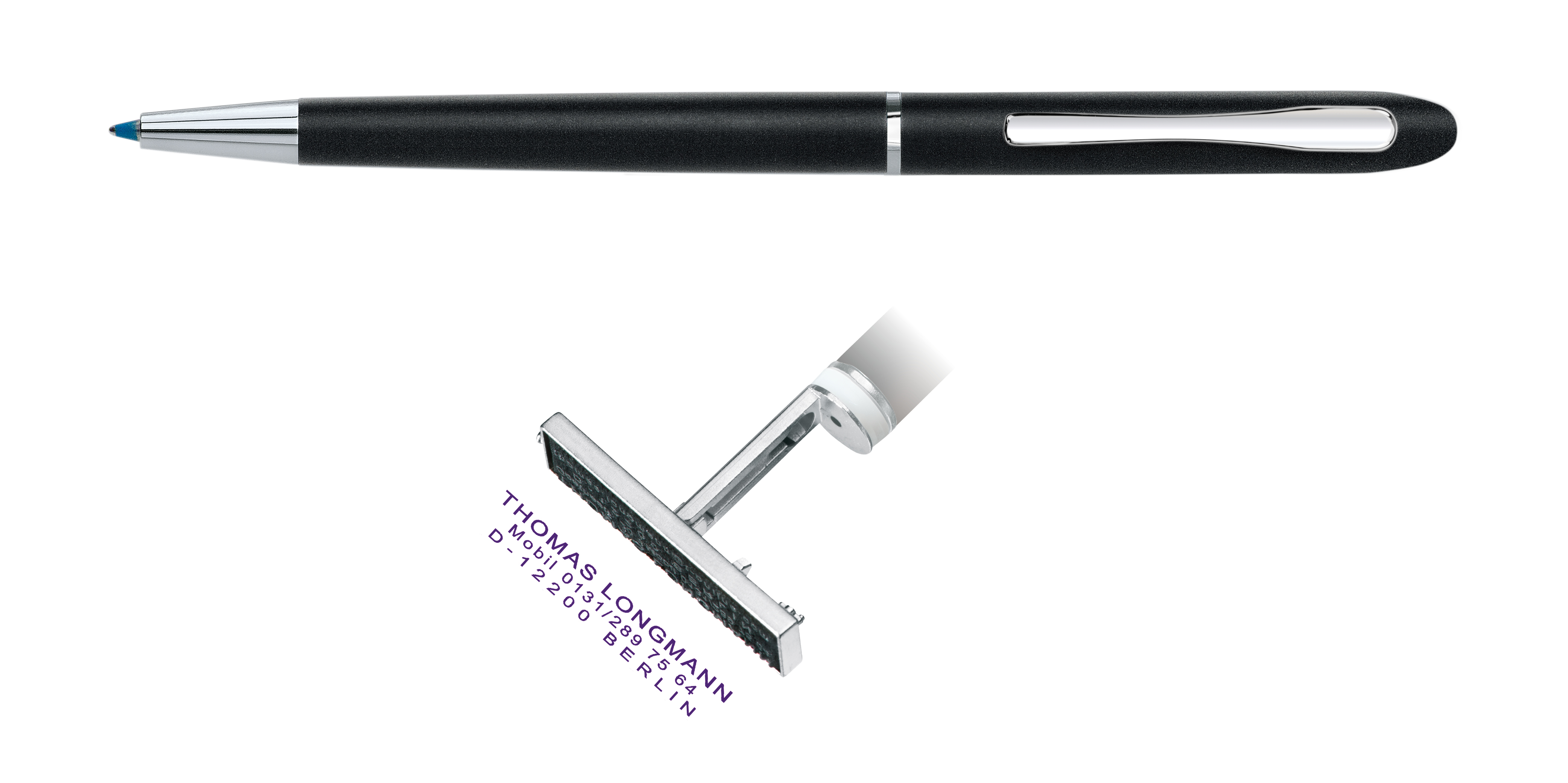 Heri 831M Blue Stamp Pen
