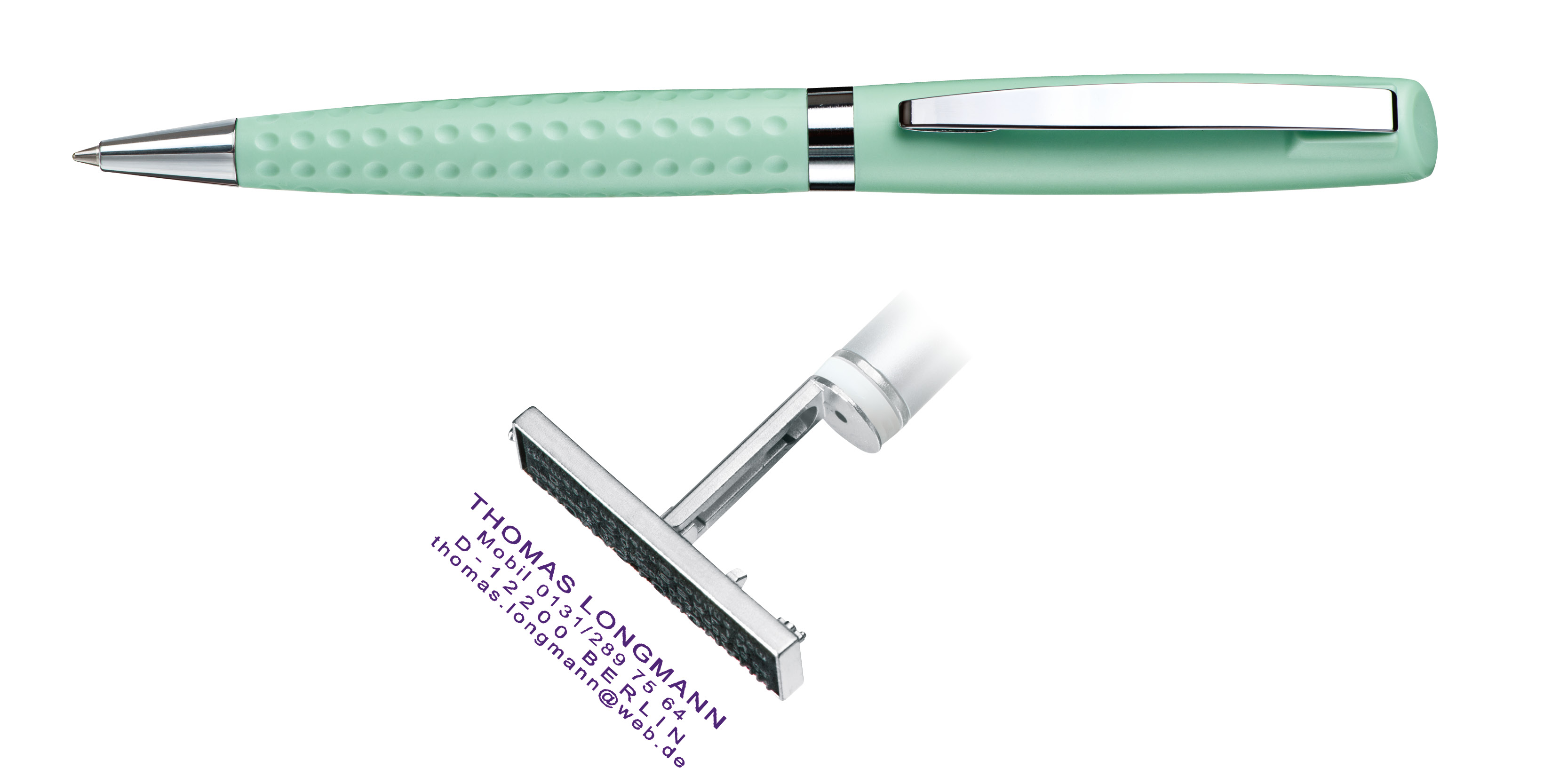 Heri 6490 Mint Green Stamp Pen