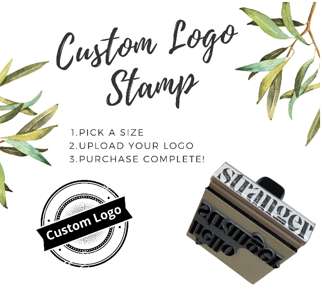 Wooden Logo Stamps for Paper Bags