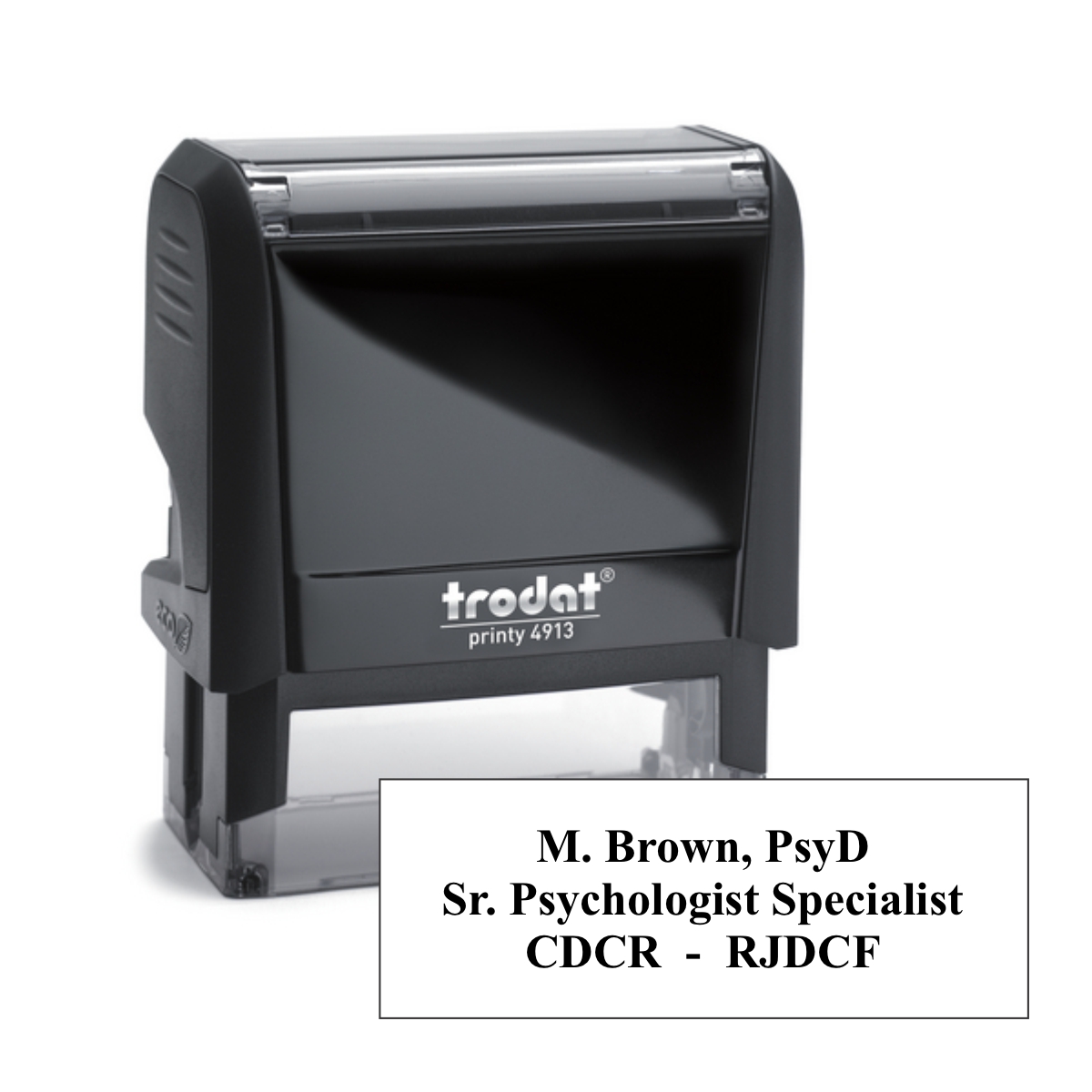 Doctor Name Stamp